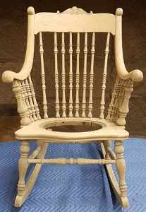 Wooden Rocking Chair - Before