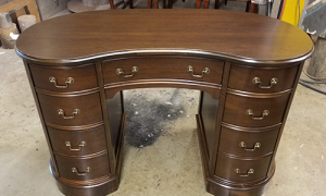 Curved Desk with Drawers